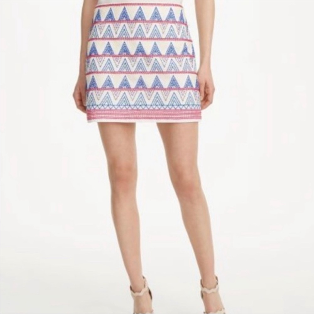 Club Monaco Beaded a line mini skirt - size 8